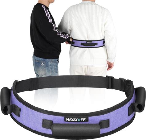 HayaYoffi Gait Belt With Handles For Seniors Transfer Gait Belts For