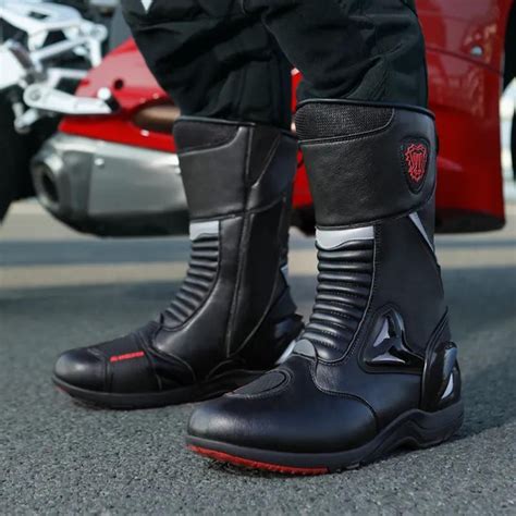 Classic Fashion Motorcycle Boots Men Moto Racing Boots Motocross Off ...