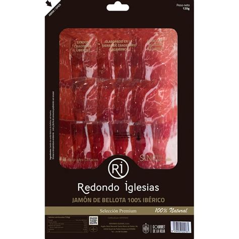 Comprar Jam N De Bellota Ib Rico En Lonchas Envase G Redondo