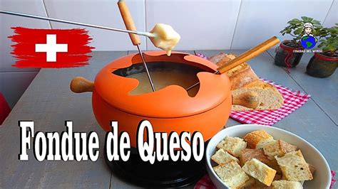 Fondue De Queso Receta Cl Sica Con Emmental Y Gruyere Receta Suiza