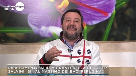 Mattino Cinque News Diciotti Salvini Sulla Causa Dei Migranti La