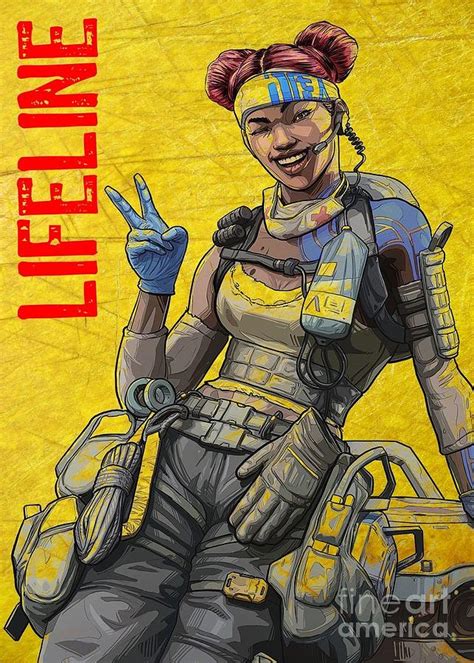 Apex Legends Lifeline Digital Art By Milly Soderberg