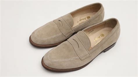 Alden D F Milkshake Suede Lhs Penny Loafer Alden Model Project