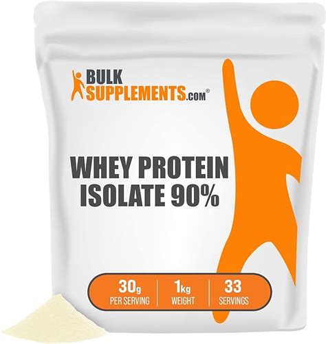 Amazon Bulksupplements Whey Protein Isolate Isolate