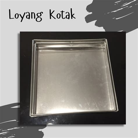 Jual Loyang Kotak Tinggi Cm Loyang Kue Kering Loyang Oven Loyang