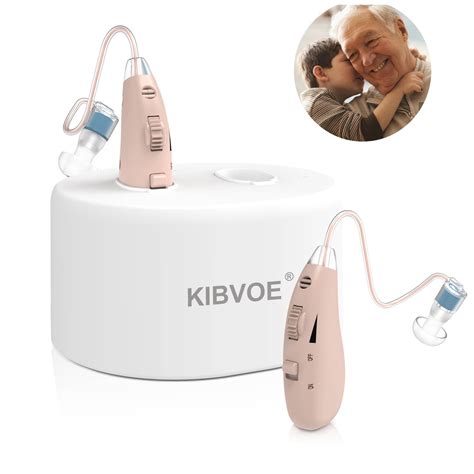 KIBVOE Personal Sound Amplifiers for Ears Rechargeable, Portable ...