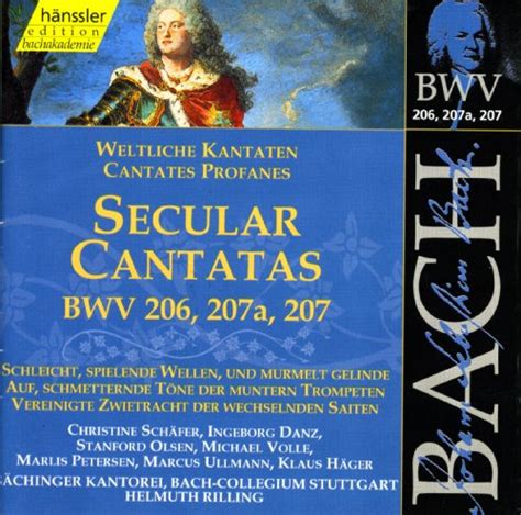 Play Bach J S Secular Cantatas Bwv 206 207 By HELMUTH RILLING On