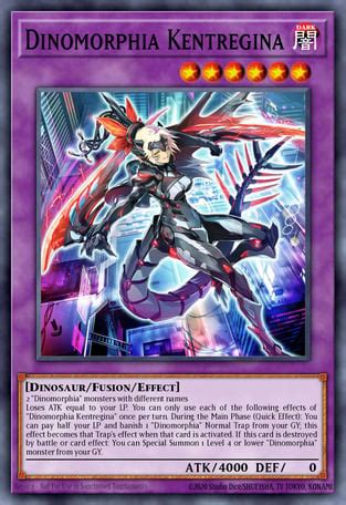 Dinomorphia Kentregina Yu Gi Oh Card Database Ygoprodeck