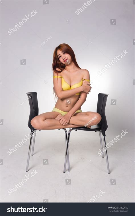 Sexy Asian Woman White Lingerie On Stock Photo Shutterstock