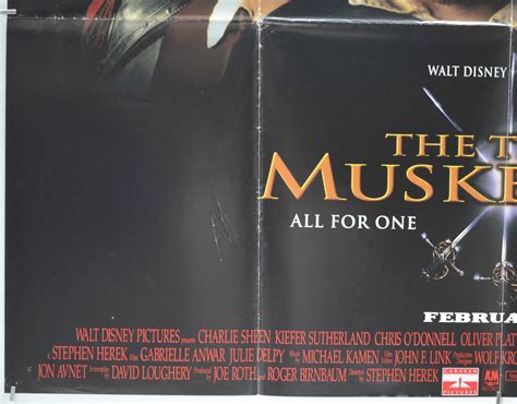 Three Musketeers The Original Movie Poster