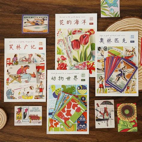 Retro Sticker Diy Pocket Decoration Sticker - Temu New Zealand