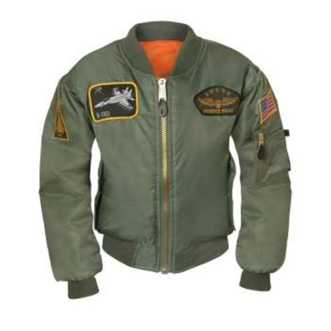 Rothco Youth Flight Jacket With Patches – ShopCGX