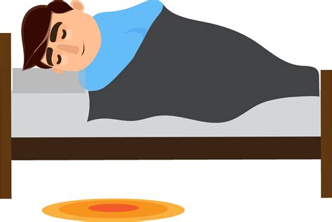 Man Cartoon Character Sleeping On Bed 24800262 Vector Art At Vecteezy