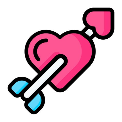 Cupid Arrow Generic Color Lineal Color Icon