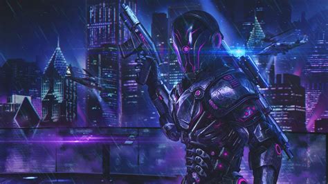 Cyberpunk Warrior Wallpapers - Top Free Cyberpunk Warrior Backgrounds ...