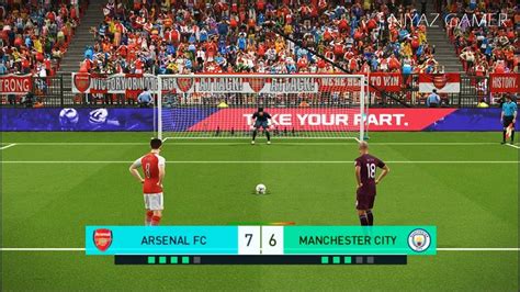 ARSENAL Vs MANCHESTER CITY Penalty Shootout PES 2018 Gameplay PC