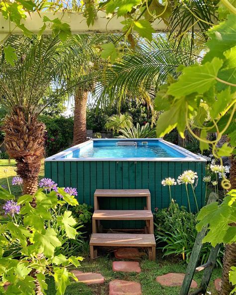 Wood Above Ground Pool Ideas Lisakabbate Pools For Small Yards Small Swimming Pools Above