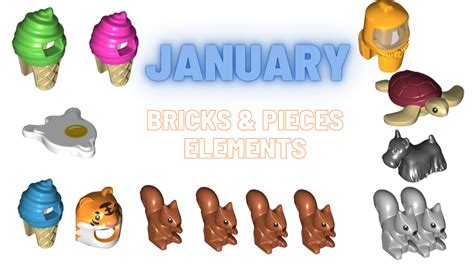 January 2022 New LEGO Elements Now Available On Bricks Pieces Jay S