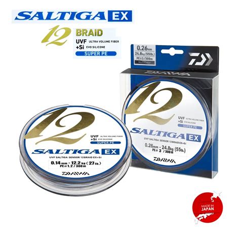 Jual Daiwa UVF Saltiga Sensor X12 EX SI Braid Multicolor PE Senar