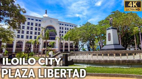 Afternoon Walk At Plaza Libertad In Iloilo City K Philippines