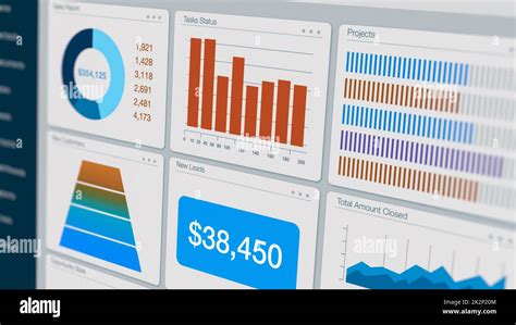 Erp Software Interface Stock Photo Alamy