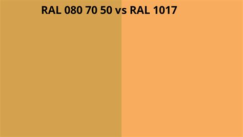 Ral 080 70 50 Vs 1017 Ral Colour Chart Uk