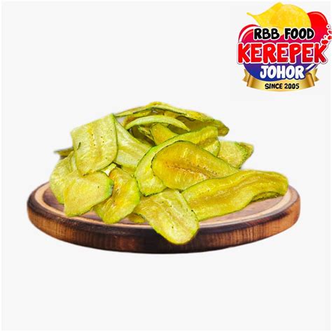 Kerepek Pisang Lilin Hijau G Rbbfood Shopee Malaysia