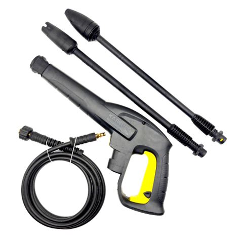 Kit Gatilho Bicos E Mangueira M Para Lavajato Karcher K Comfort