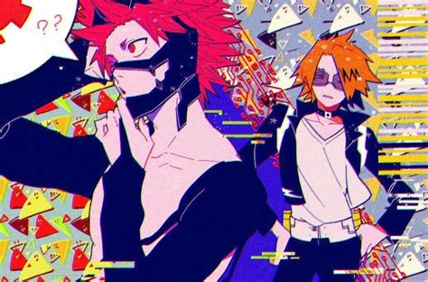 Kirikami Kaminari Denki Kirishima Eijirou Boku No Hero Academia Bnha Mha My Hero Academia Hero