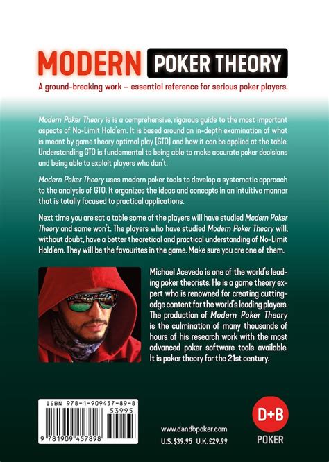 Modern Poker Theory book and ebook – D&B Poker - Books, eBooks & more