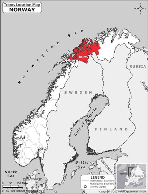 Where Is Troms Located In Norway Troms Location Map In The Norway