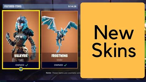 Fortnite New Valkyrie And Frostwing Glider Youtube