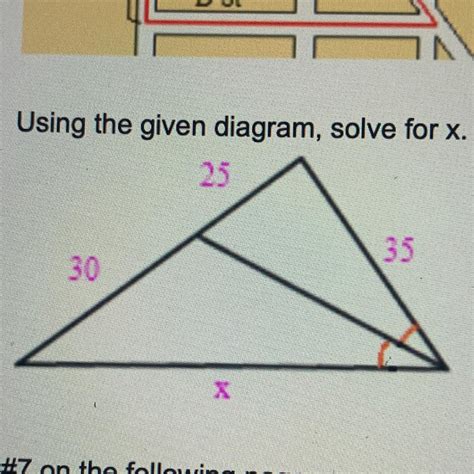 Solve For X In The Diagram Diagramwirings