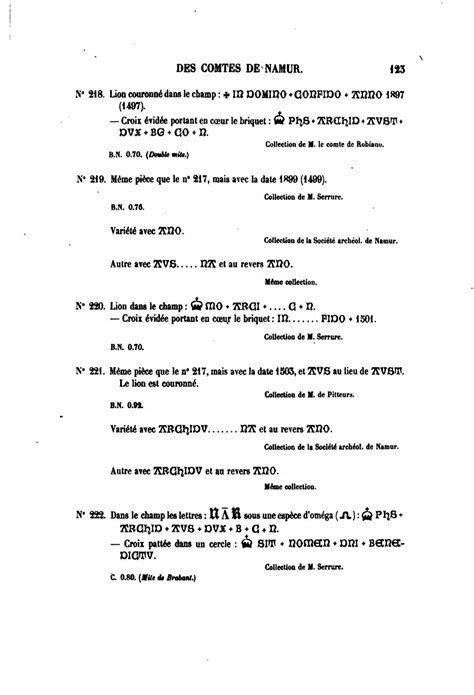 Liste Chronologique Des Comtes De Namur