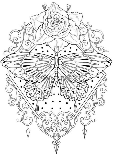 Tattoo Coloring Book Pages And Coloring Book 6000 Coloring Pages