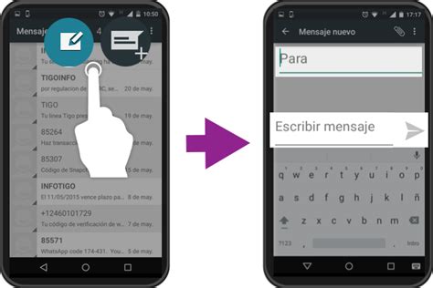 ¿cómo Usar Android Cómo Enviar Mensajes De Texto