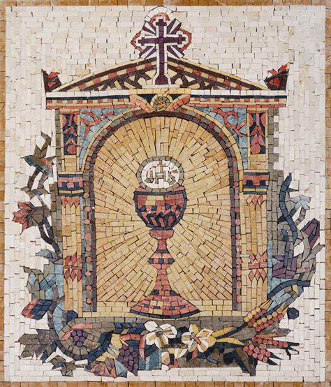 Religious Mosaic Art - The Church Cross | Religious | Mozaico