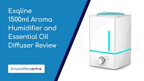 Exqline 1500ml Aroma Humidifier And Essential Oil Diffuser Review