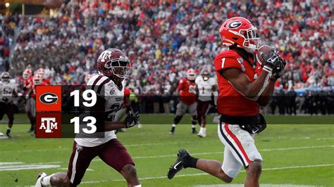 Georgia Bulldogs Football Vs Texas Aandm Aggies 2019 Full Game Youtube