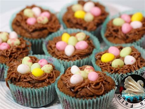 Cupcakes Nids De P Ques Au Chocolat Recette Cupcakes Nids De P Ques