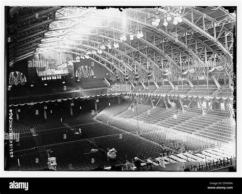 Chicago - Coliseum (interior) (LOC Stock Photo - Alamy