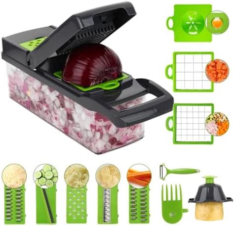 Vegetable Chopper Pro Onion Chopper Multifunctional 14 In 1 Food