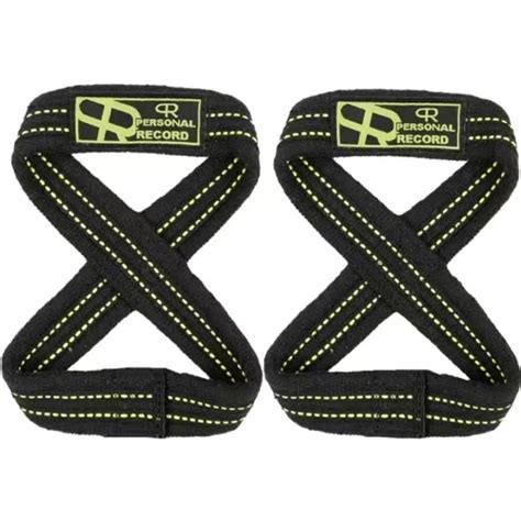 PR Figure 8 Lifting Straps For Weight Lifting, Competition Grade Wrist ...