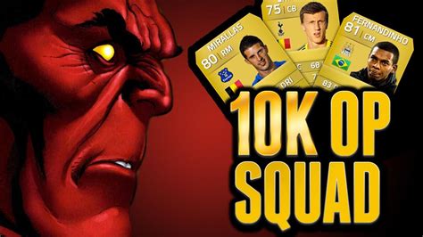 Fifa 14 Most Overpowered Sweaty 10k Squad Builder Ultimate Team YouTube