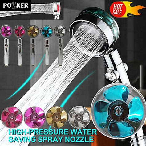 Jual Turbo Fan Shower Head Set Kepala Shower Kipas Selang Holder Hemat