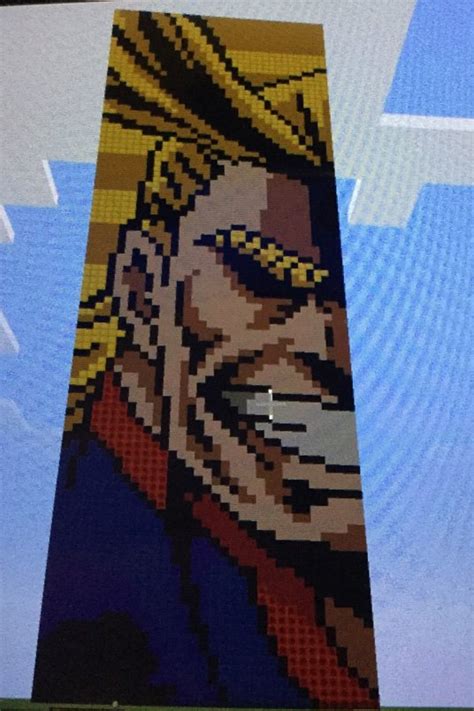 All Might Minecraft Wall My Hero Academia Amino