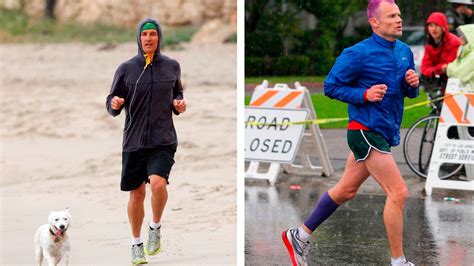 Cool Running Take A Jog With These Celebrities Running Gq Free Hot