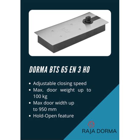 Jual Dorma Floor Hinge BTS 65 EN 3 Hold Open Dormakaba BTS65 EN3 HO