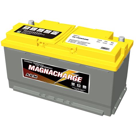 Magnacharge 49 1050agm 12v Agm Car Battery Group 49 Voltloop Canada