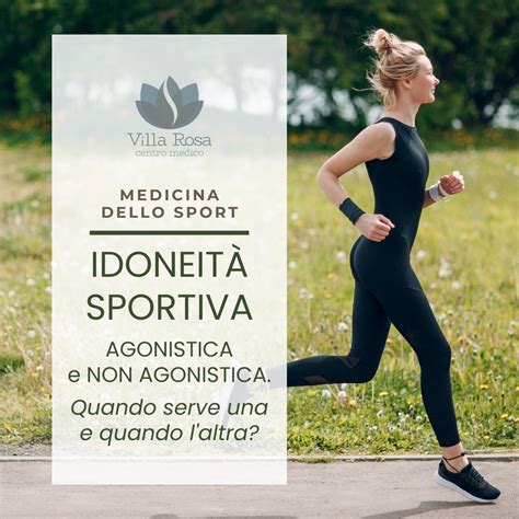 Medicina Dello Sport Certificato Medico Per Idoneit Sportiva Villa Rosa